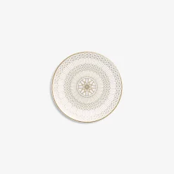 Baccarat Plates|Arcadia Gold & Platinum Bread Plate