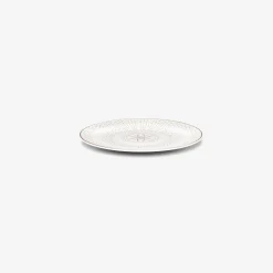 Baccarat Plates|Arcadia Gold & Platinum Bread Plate