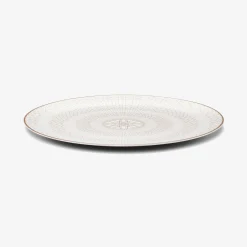 Baccarat Plates|Arcadia Gold & Platinum Charger Plate