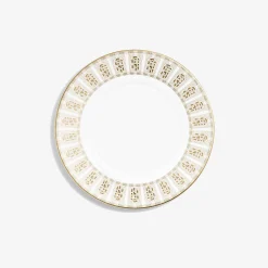 Baccarat Plates|Arcadia Gold & Platinum Dessert Plate, Set of 2