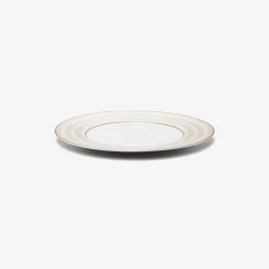 Baccarat Plates|Arcadia Gold & Platinum Dinner Plates, Set of 2
