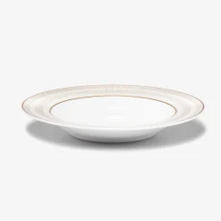 Baccarat Plates|Arcadia Gold & Platinum Soup Bowls, Set of 2