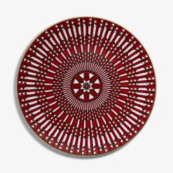 Baccarat Plates|Arcadia Red Charger Plate