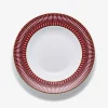 Baccarat Plates|Arcadia Red Soup Bowls, Set of 2