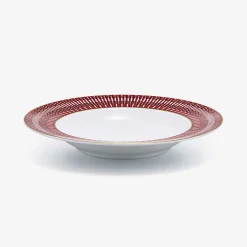 Baccarat Plates|Arcadia Red Soup Bowls, Set of 2