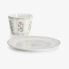 Baccarat Plates|Arcadia Tumbler & Plate Gold & Platinum | United States