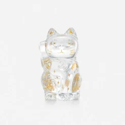 Baccarat Figurines|Cat Maneki Neko Figurine S