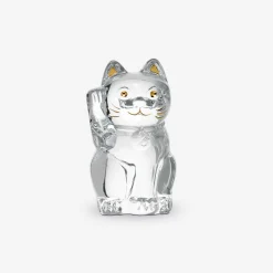 Baccarat Figurines|Cat Maneki Neko Figurine S