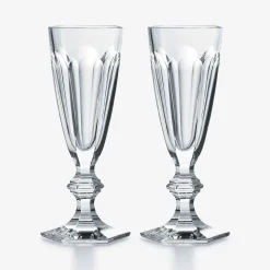 Baccarat Wine, Champagne & Water Glasses|Champagne Flutes & Coupes|Harcourt 1841 Flutes