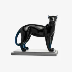 Baccarat Animal & Prestige Sculptures|Large Panther Sculpture