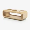 Baccarat Bar Accessories|Octogone Bar Accessory Case Natural Oak