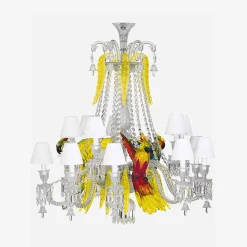 Baccarat Chandeliers|étrange Zénith Parrots Chandelier (15L)