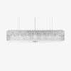 Baccarat Chandeliers|Tuile de Cristal Frozen Chandelier Rectangular M