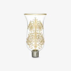 Baccarat Lighting Accessories|Tulip Hurricane Shade Flat Top Acanthus
