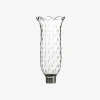 Baccarat Lighting Accessories|Tulip Hurricane Shade Scalloped Top Rice Grain
