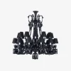Baccarat Chandeliers|Zénith Chandelier Black (24L)