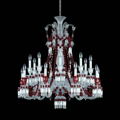 Baccarat Chandeliers|Zénith Chandelier Red (18L)