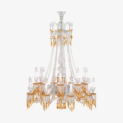 Baccarat Chandeliers|Zénith Charleston Chandelier Long (18L)