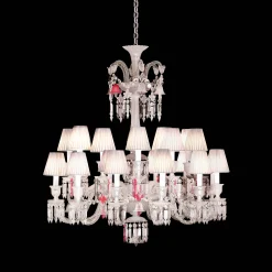 Baccarat Chandeliers|Zénith Flou, Je te Vois Flou Chandelier (24L)