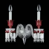 Baccarat Wall Lamps & Sconces|Zénith Wall Unit Clear and Red (2L)