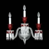 Baccarat Wall Lamps & Sconces|Zénith Wall Unit Clear and Red (3L)
